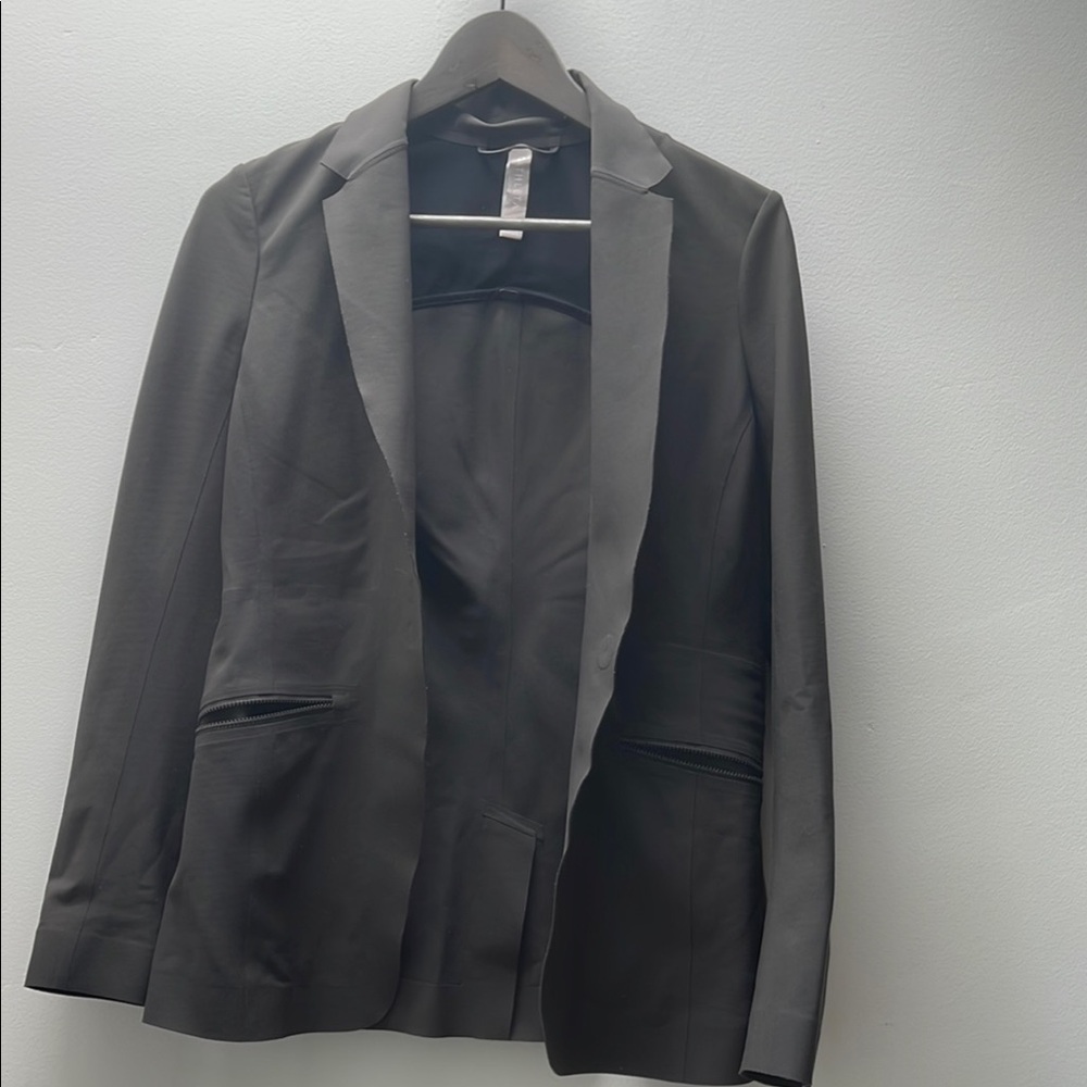 Athleta Charcoal Gray Blazer